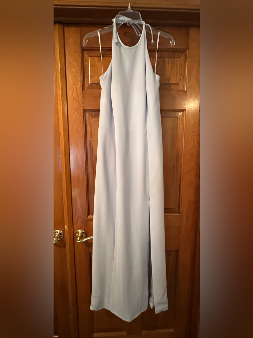 Cache Light Lavender Halter Maxi Dress